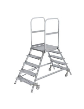 Professionelle Plattformleiter - Doppelseitig 5 Stufen