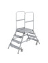 Professionelle Plattformleiter - Doppelseitig 4 Stufen