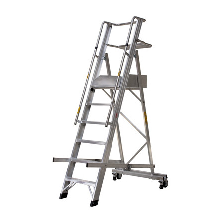 Profi-Stufenleiter mit Plattform