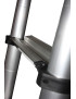 Professionelle Teleskopische Stufenleiter aus eloxiertem Aluminium
